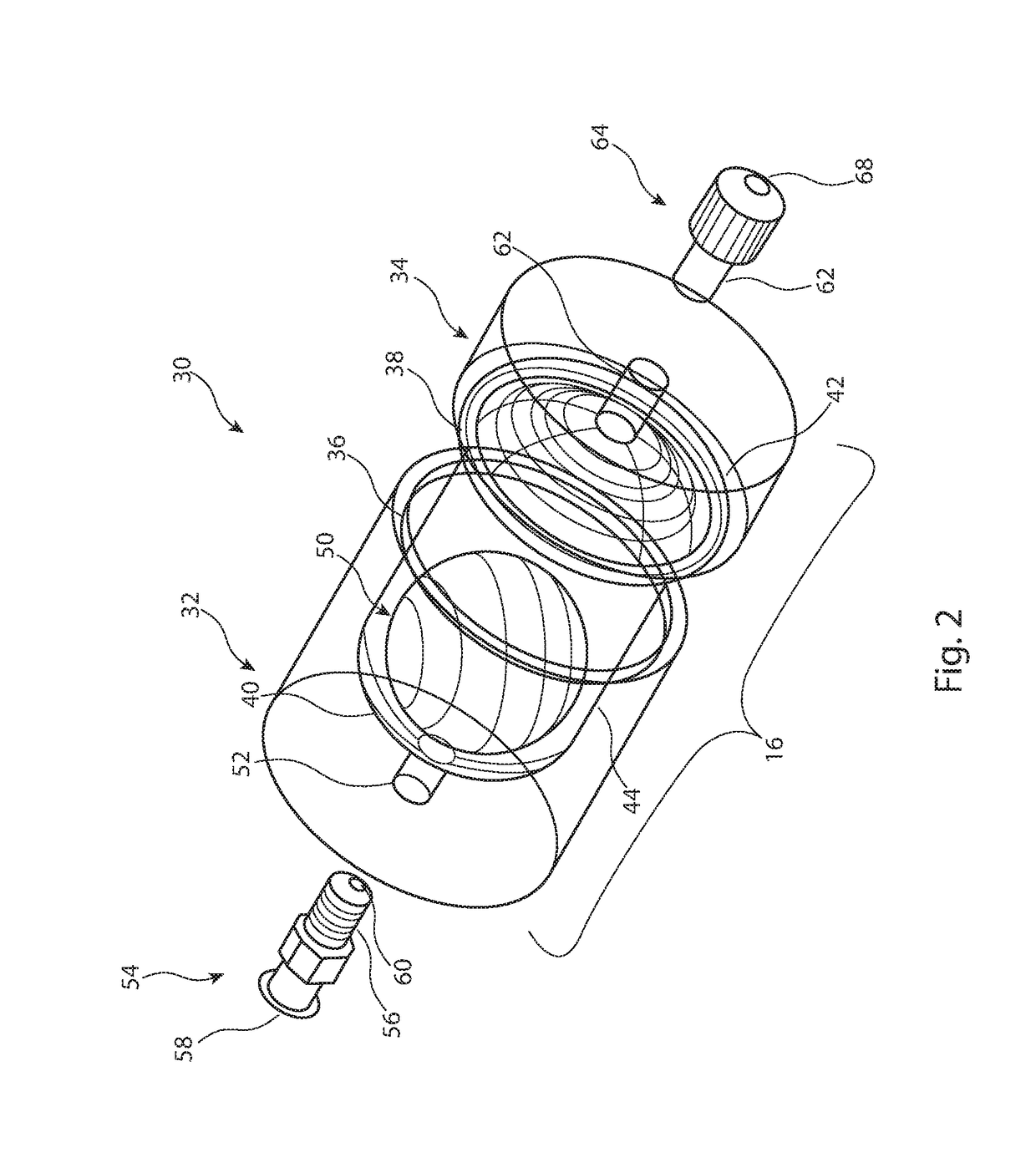 Apparatus for delivering filamentary material into a patient