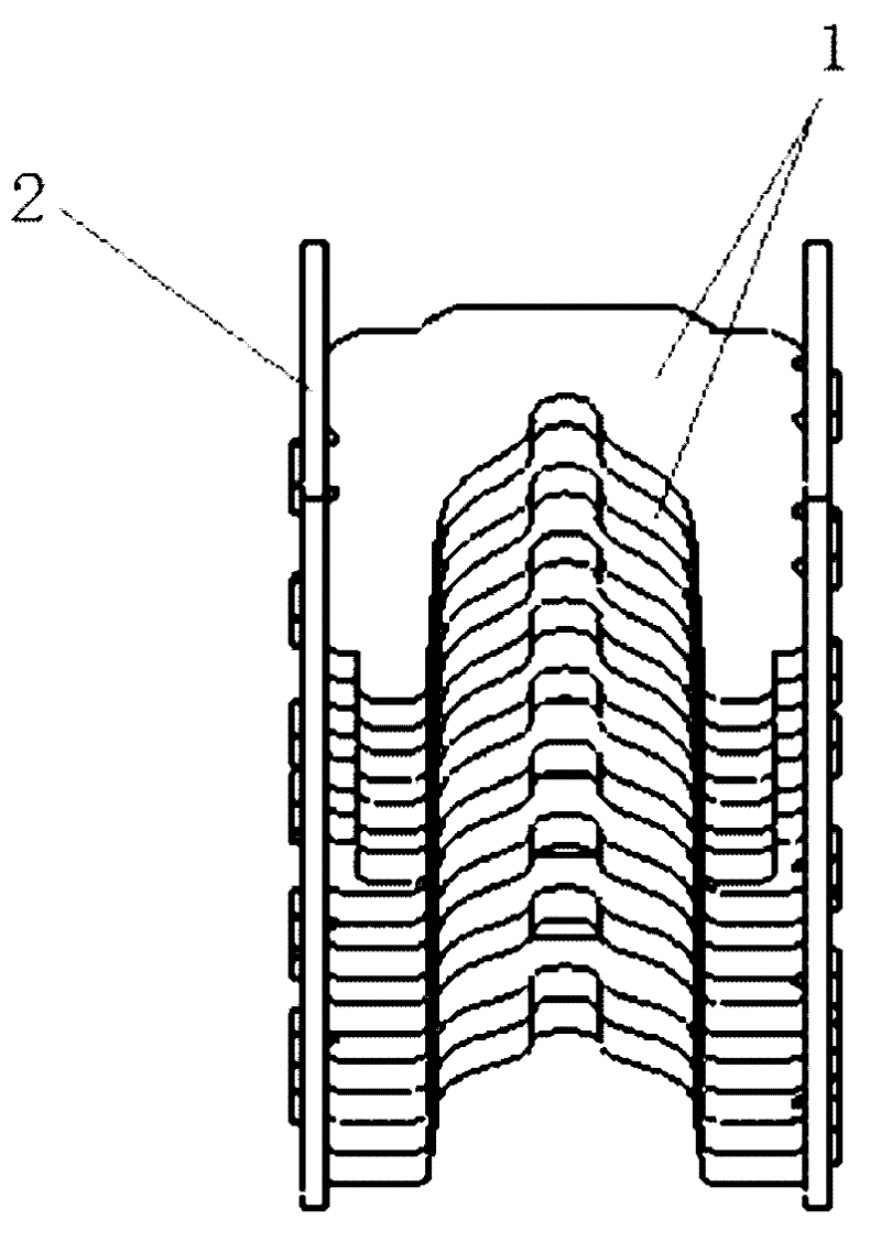 Arc extinguish chamber device for circuit breaker