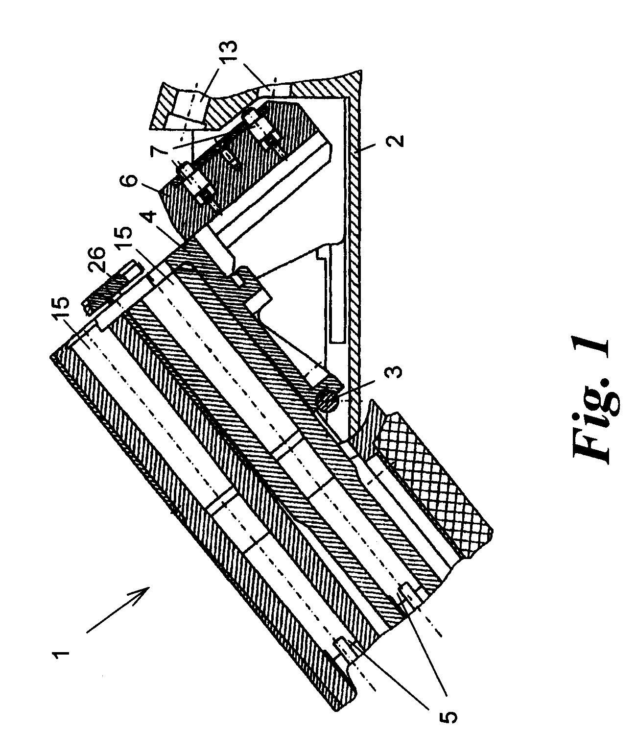 Breech block for a drop-down barrel weapon