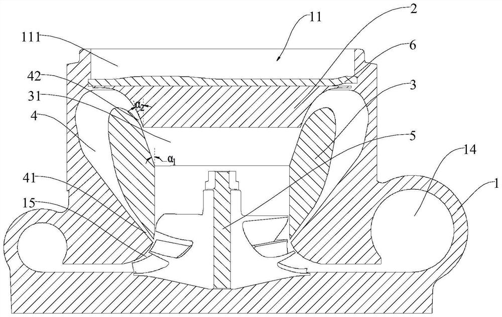 Turbocharger pressure shell assembly and gas compressor