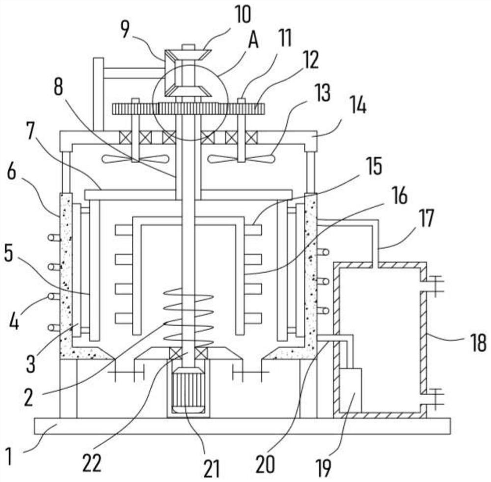 A rapid cooling device for chemical materials