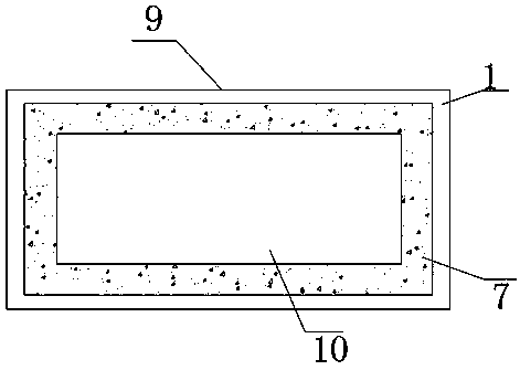 Skirt edge and strip drawing type rectangular foundation pit bottom soil body reinforcement design method