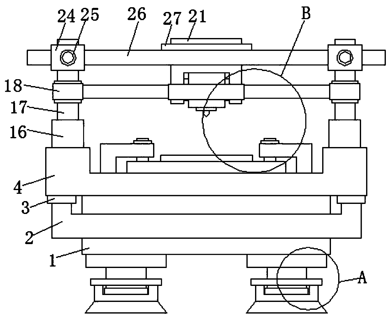 Laser engraving machine having accurate locating function