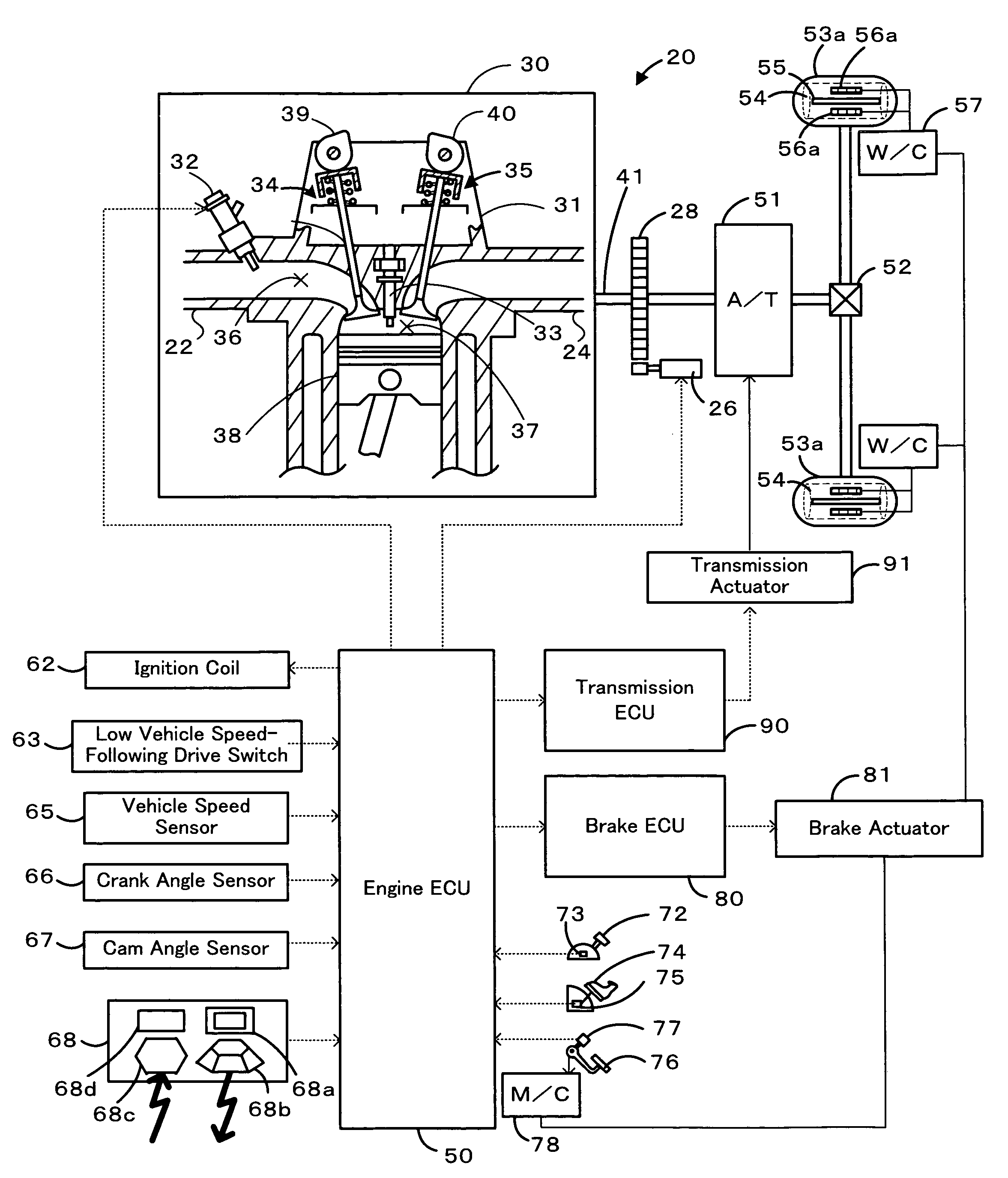 Engine automatic stop restart control apparatus, vehicle equipped with engine automatic stop restart control apparatus, and engine automatic stop restart method