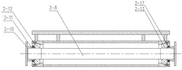 Multi-axis rotating production equipment used for part assembling of reduction gear