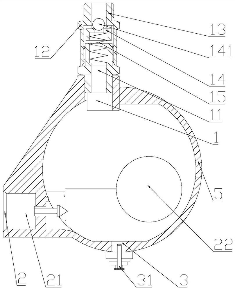 Drain valve for hydrogen dryer