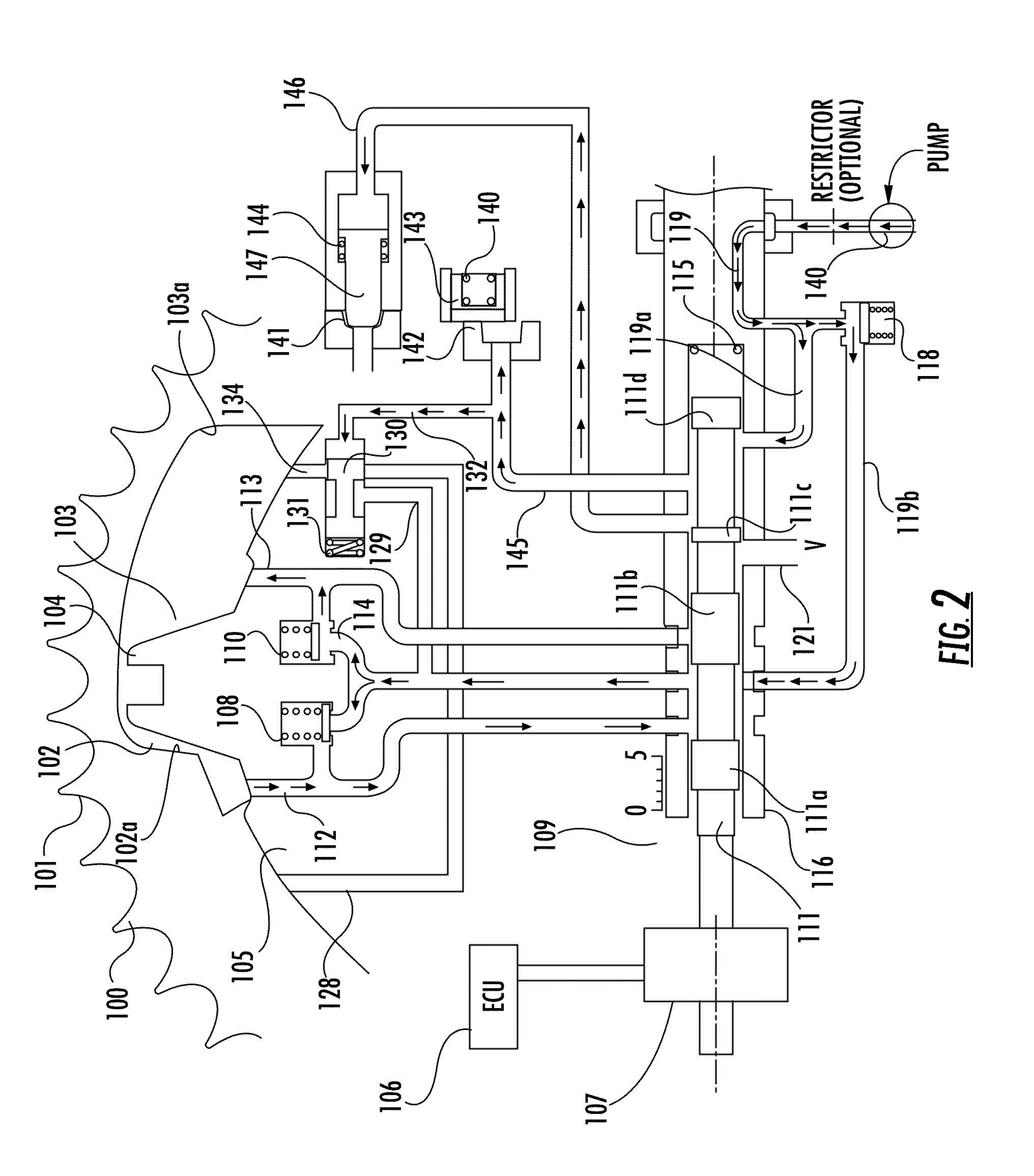 Variable camshaft timing mechanism with a lock pin engaged by oil pressure