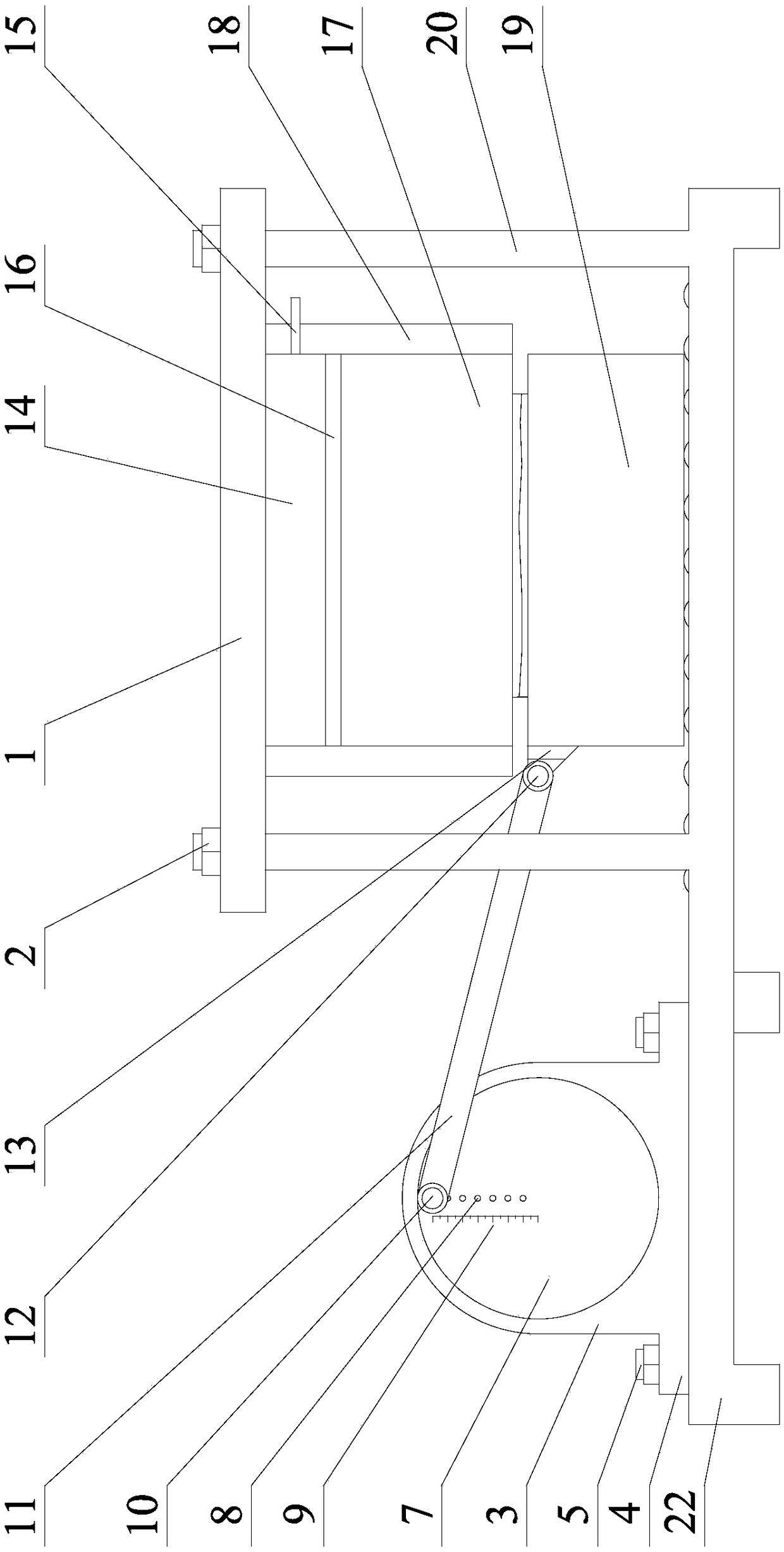 Cyclic shear tester and test method for rock mass structural planes