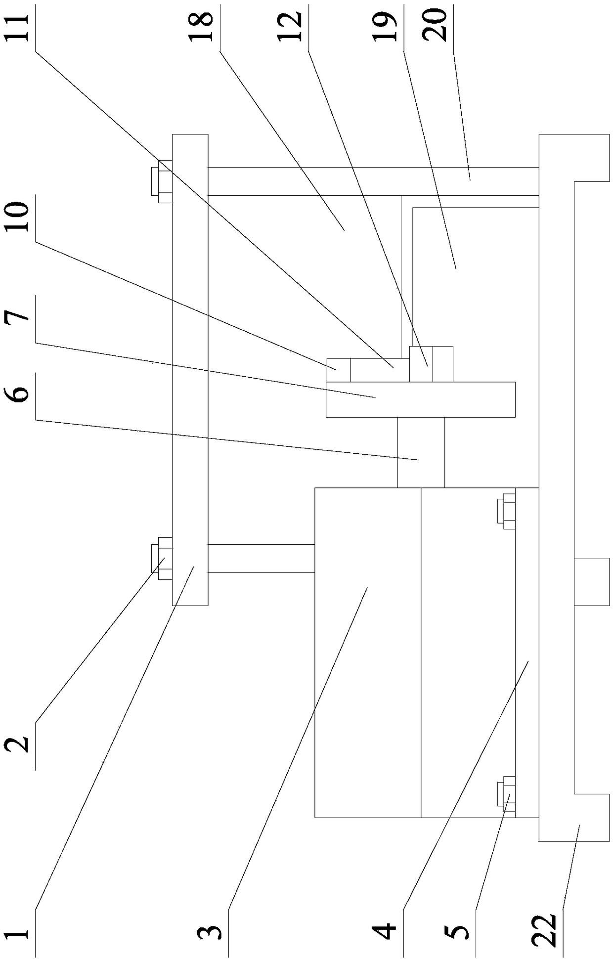 Cyclic shear tester and test method for rock mass structural planes