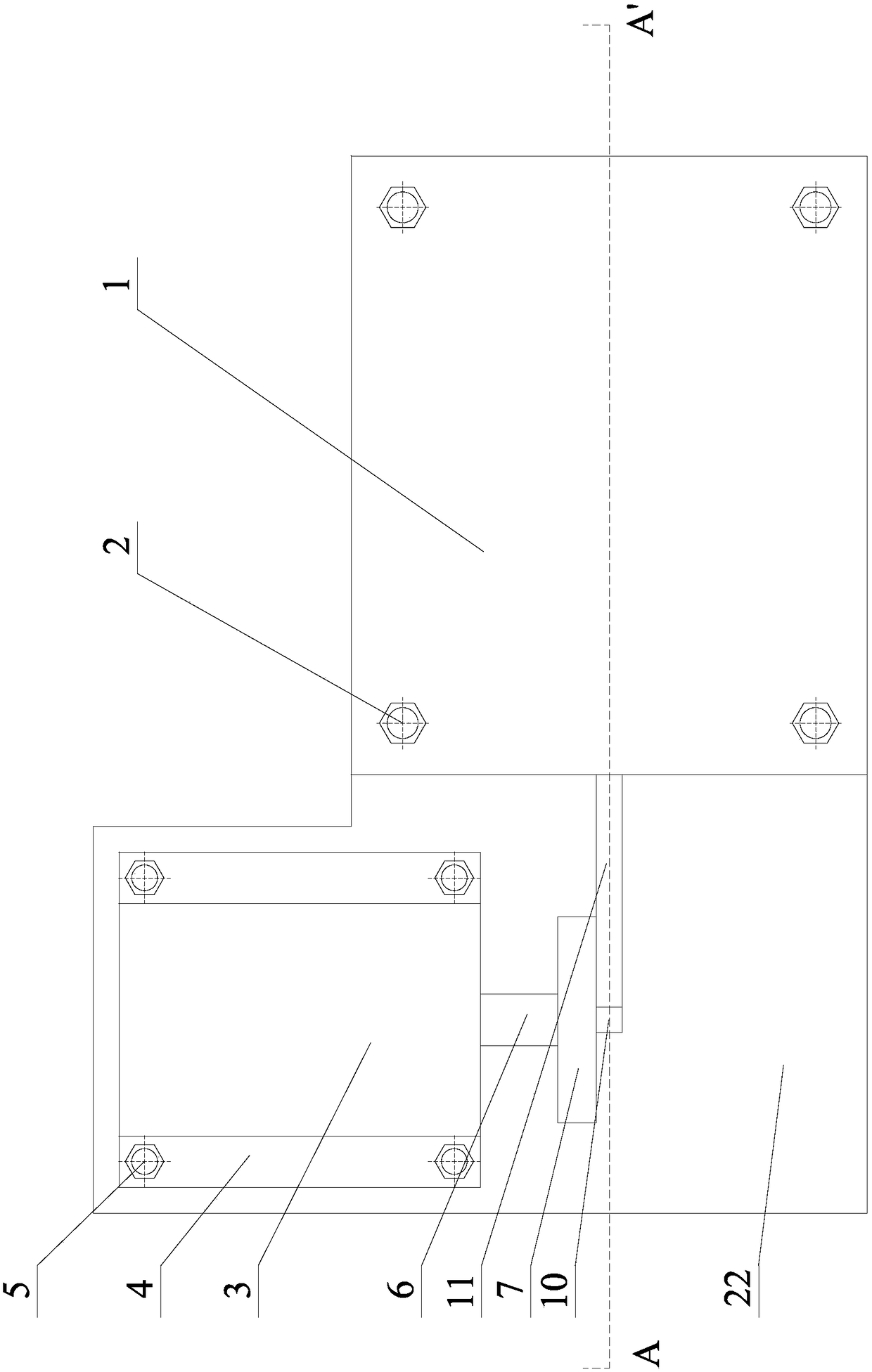 Cyclic shear tester and test method for rock mass structural planes