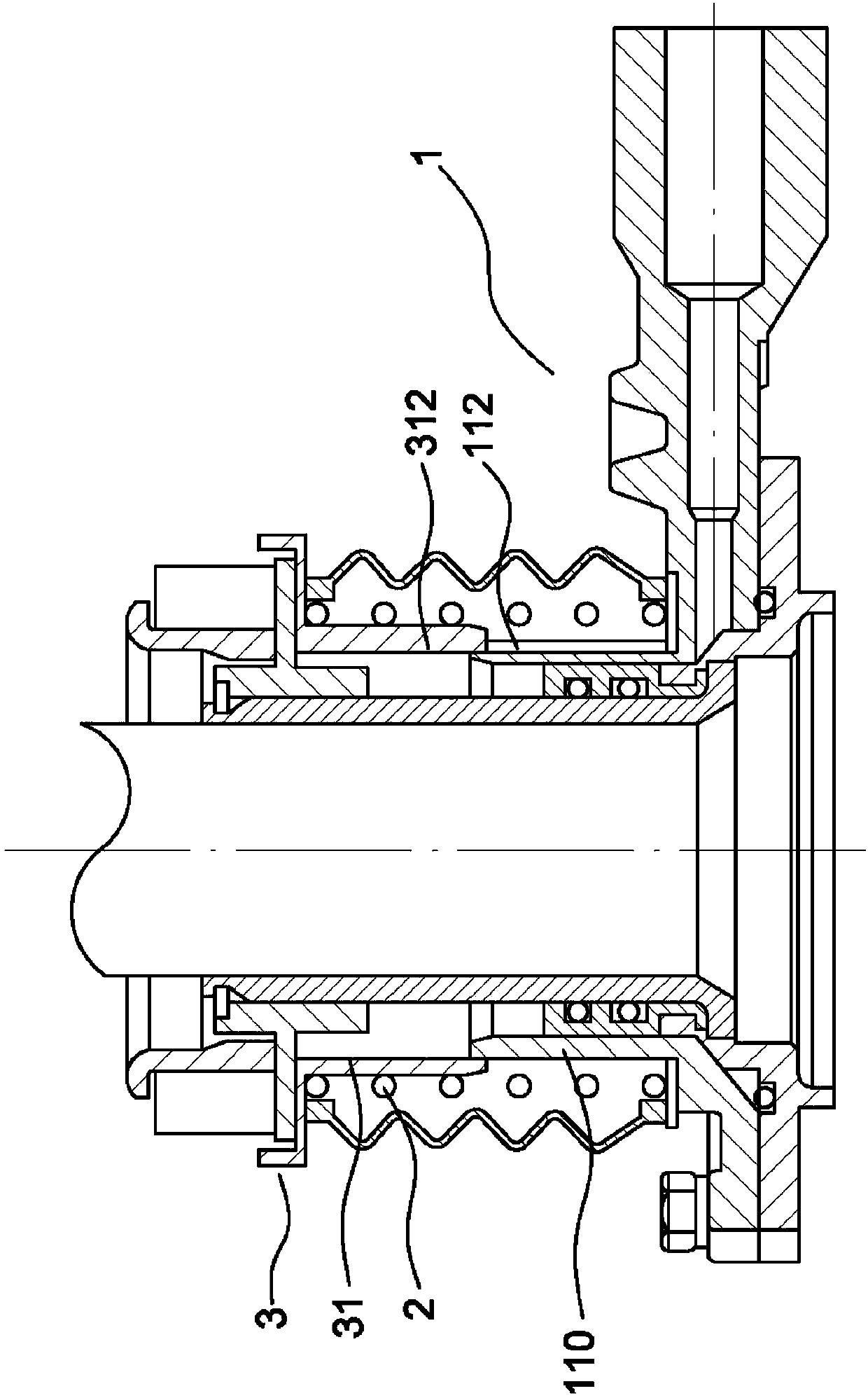 Hydraulic clutch release device