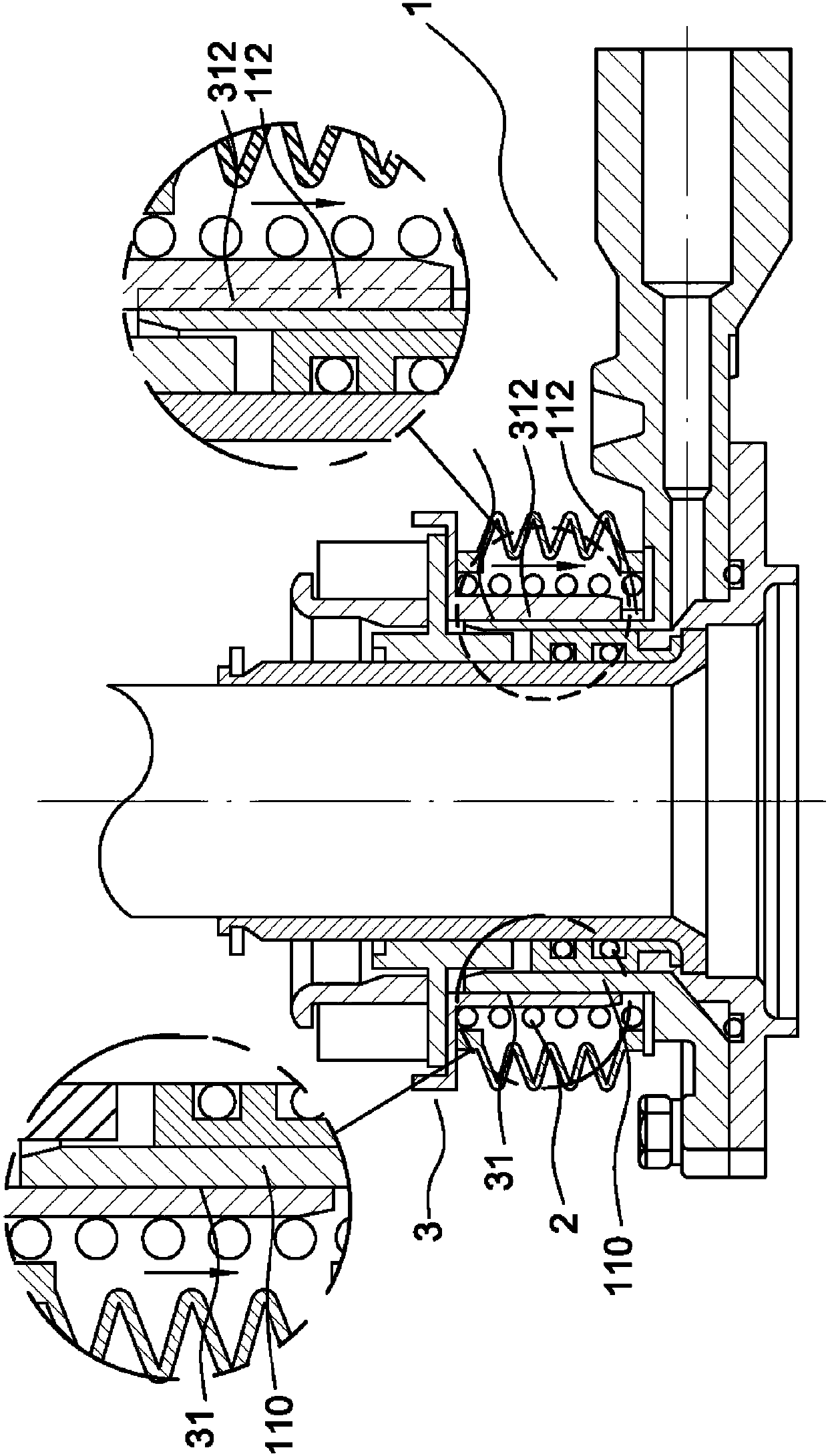 Hydraulic clutch release device