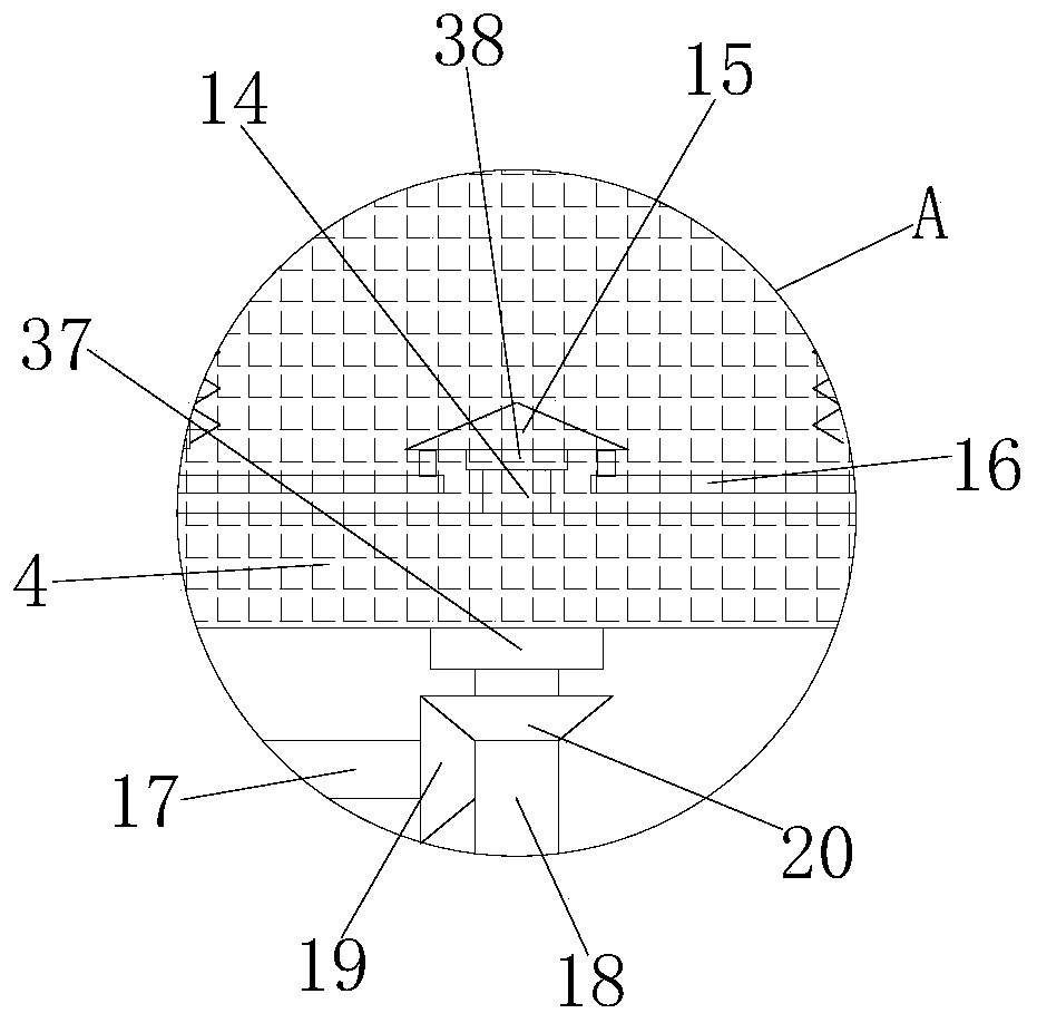 Quantitative feeding system for anode casting machine