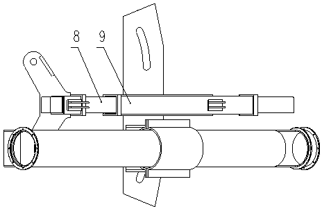 Auger supporting device