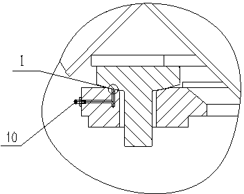 Auger supporting device