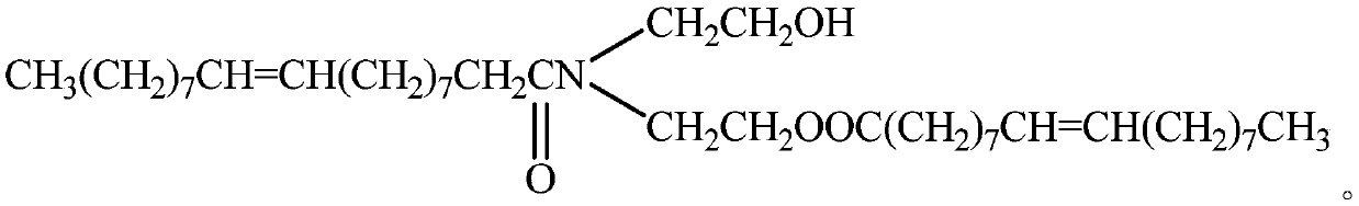 Fatting agent intermediate and preparation method thereof