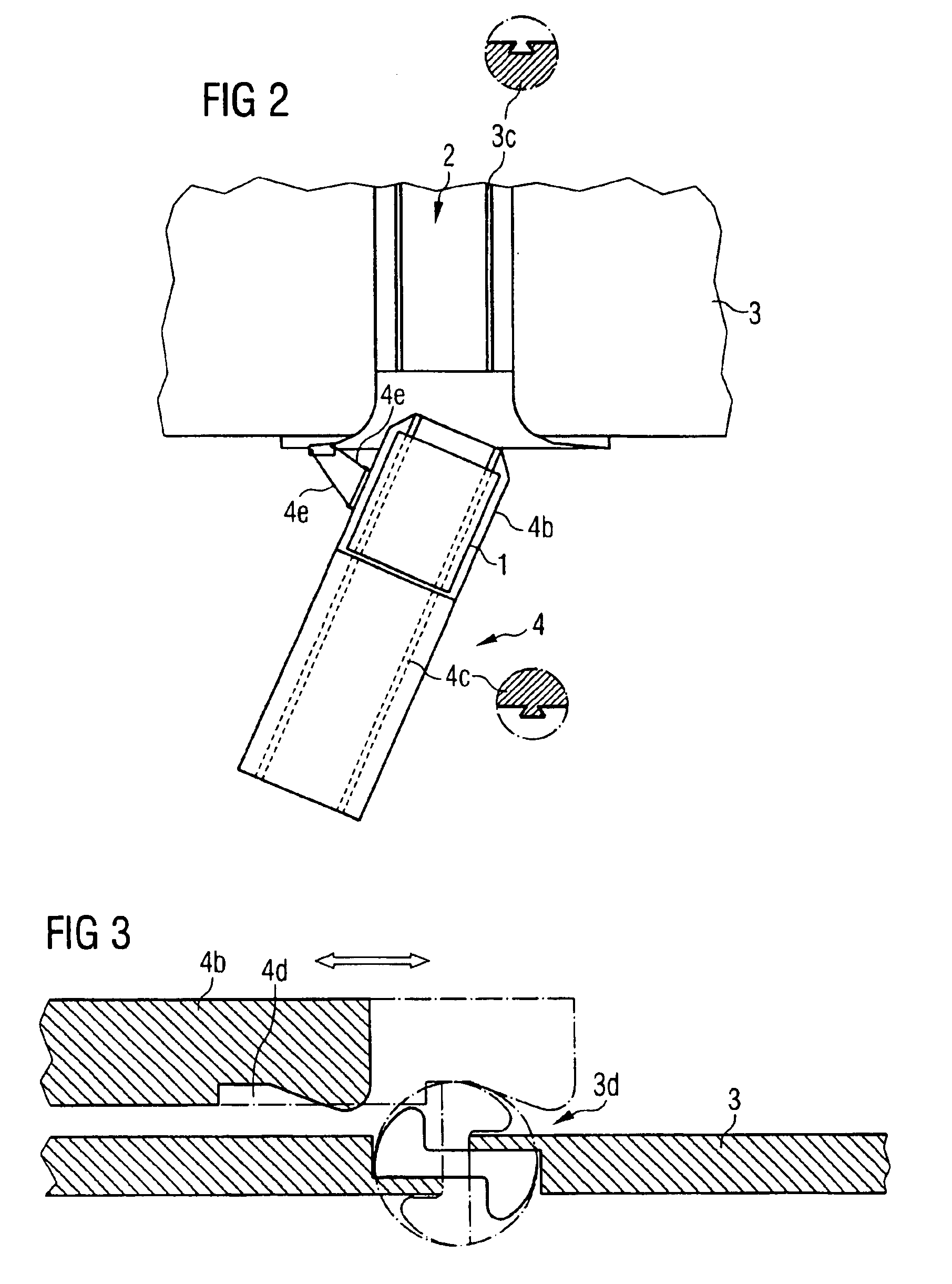 Insertion device for gradient coils of a magnetic resonance apparatus