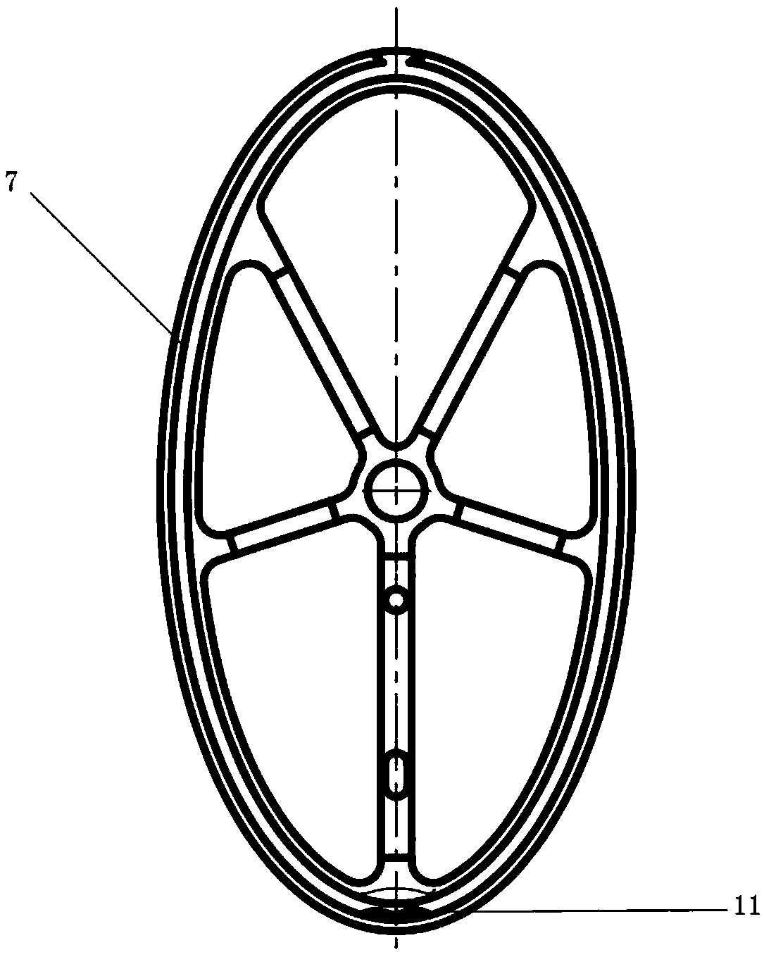 Bicycle parking space device