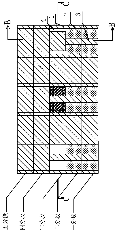 Upward horizontal stratification filling mining method for medium thickness gently inclined broken ore body