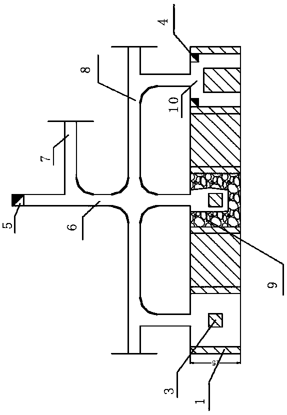 Upward horizontal stratification filling mining method for medium thickness gently inclined broken ore body