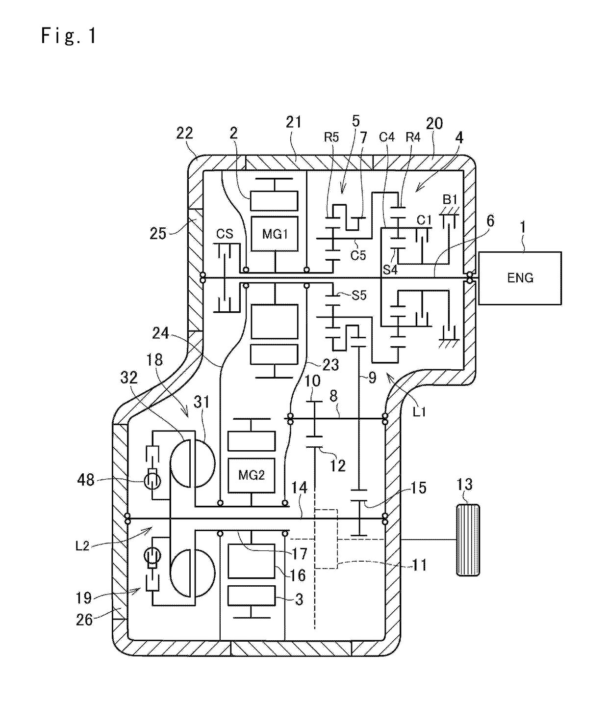 Drive unit for vehicles