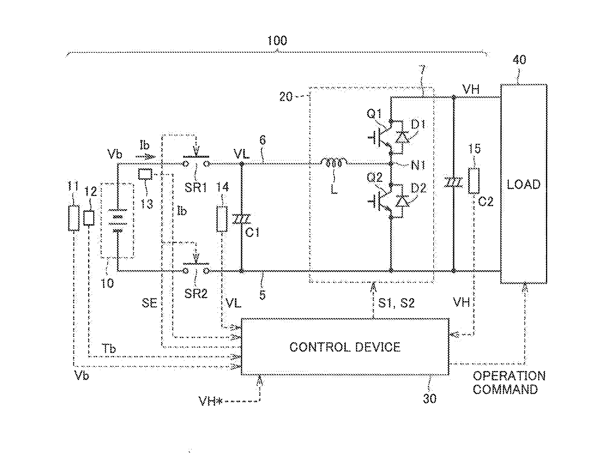 Power Supply System Applied to Electrically Powered Vehicle