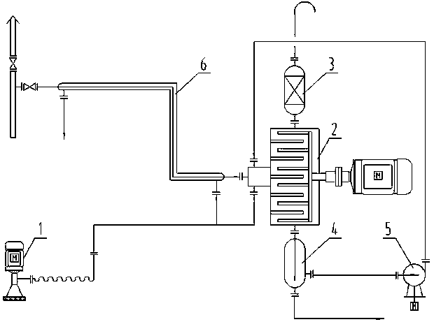 Device and method for cooling and dedusting tail gas of marine diesel engine