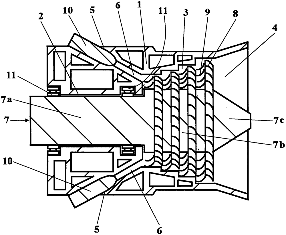 Compressed air turbine