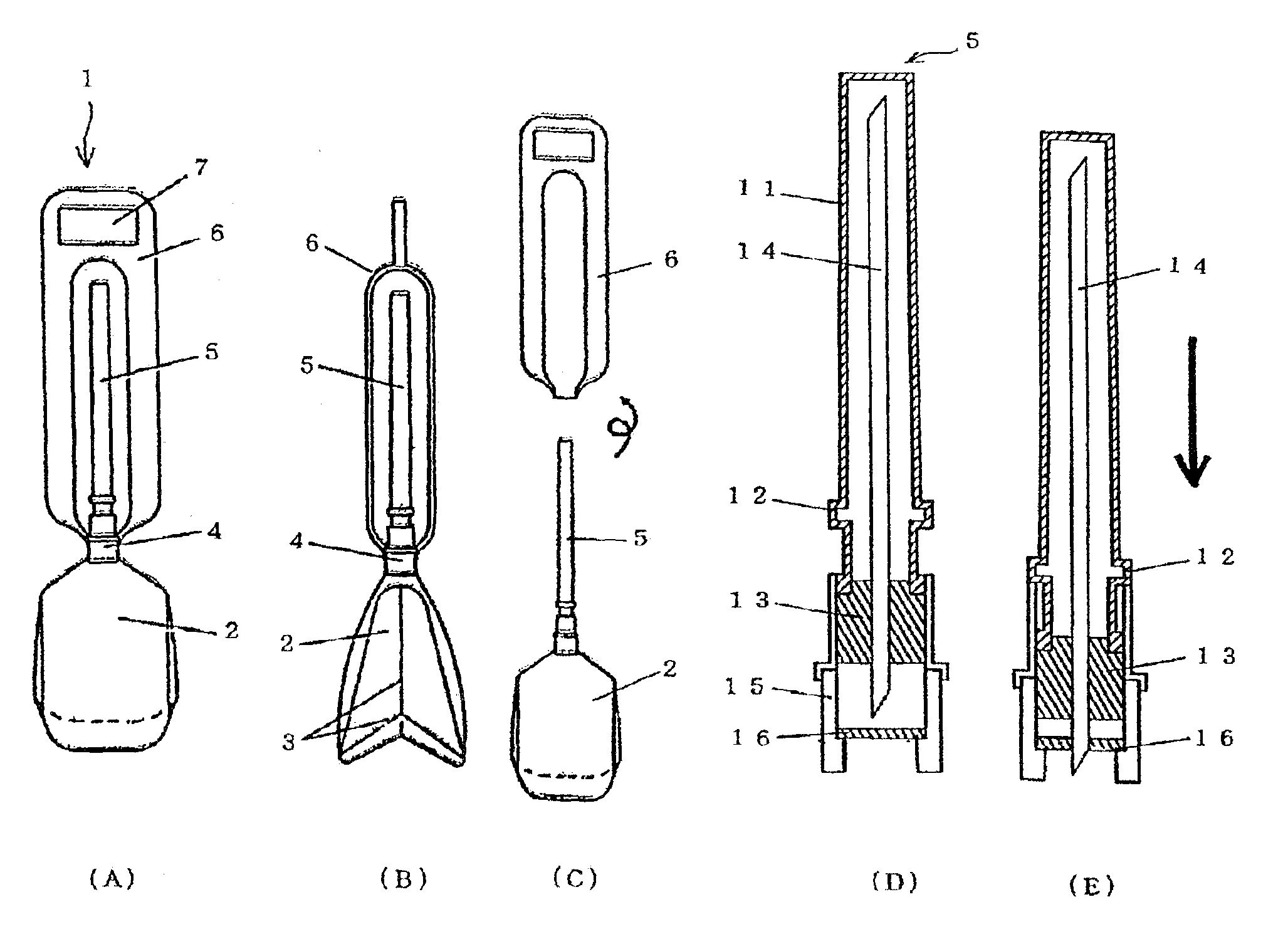 Sterile package, process for producing the same, and production apparatus