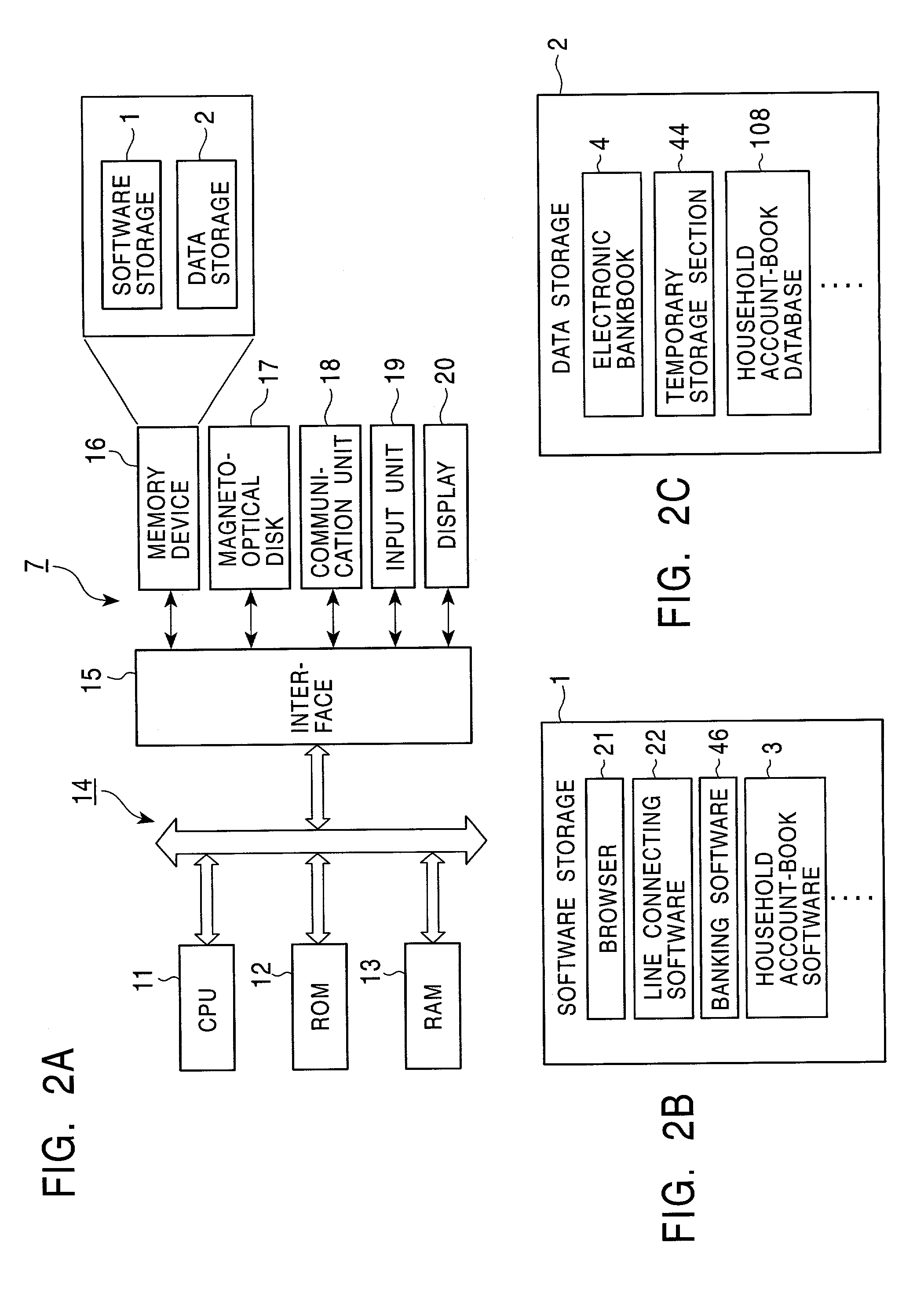 Client terminal device, storage medium product, bank server apparatus, information transmitting method, information transmitting program, and information transmitting/receiving program