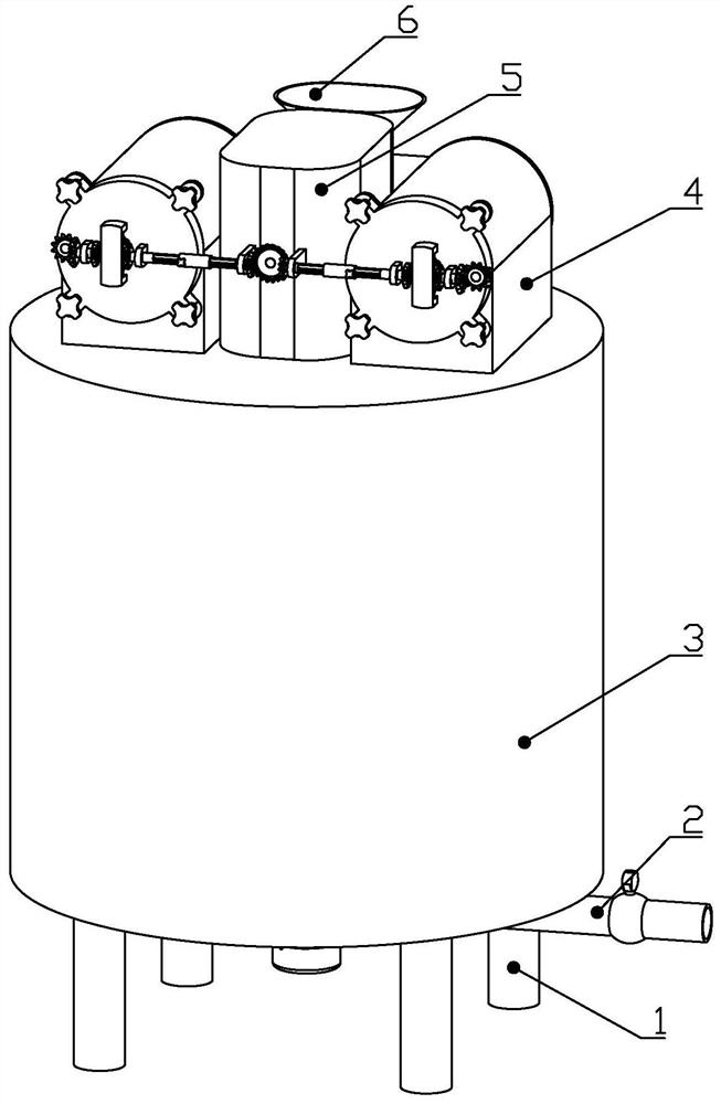 Medical hepatobiliary surgery nursing waste liquid treatment device