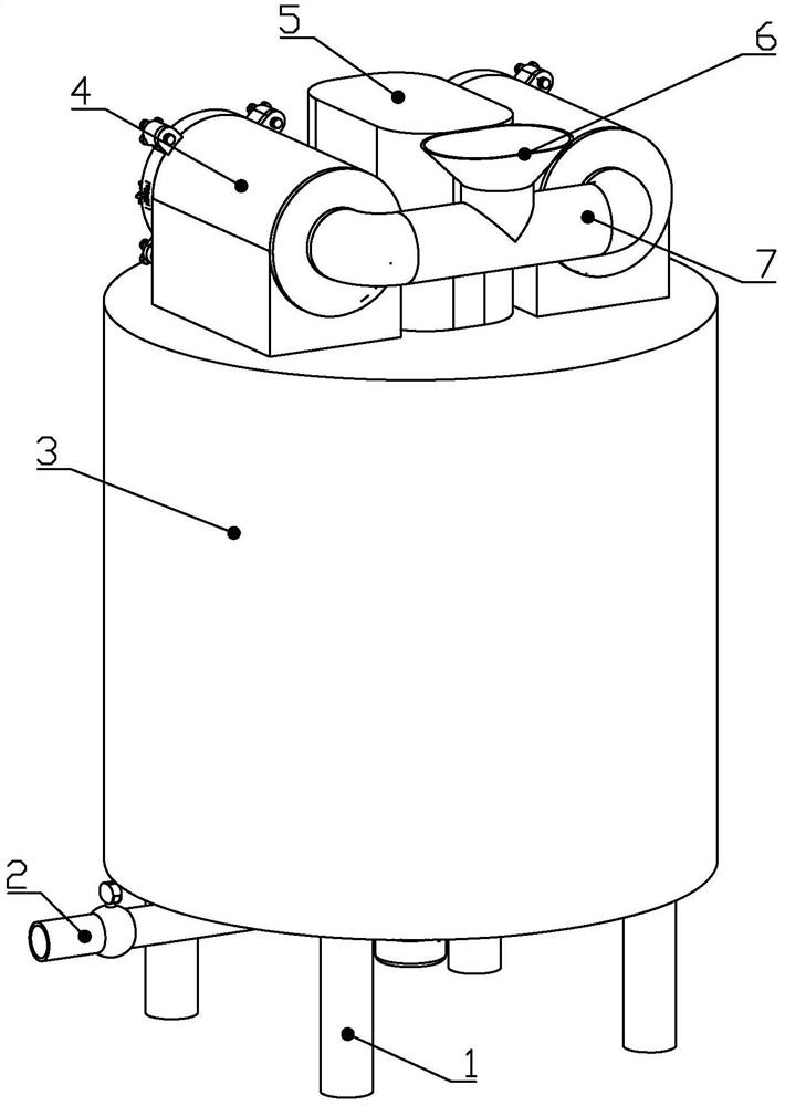 Medical hepatobiliary surgery nursing waste liquid treatment device