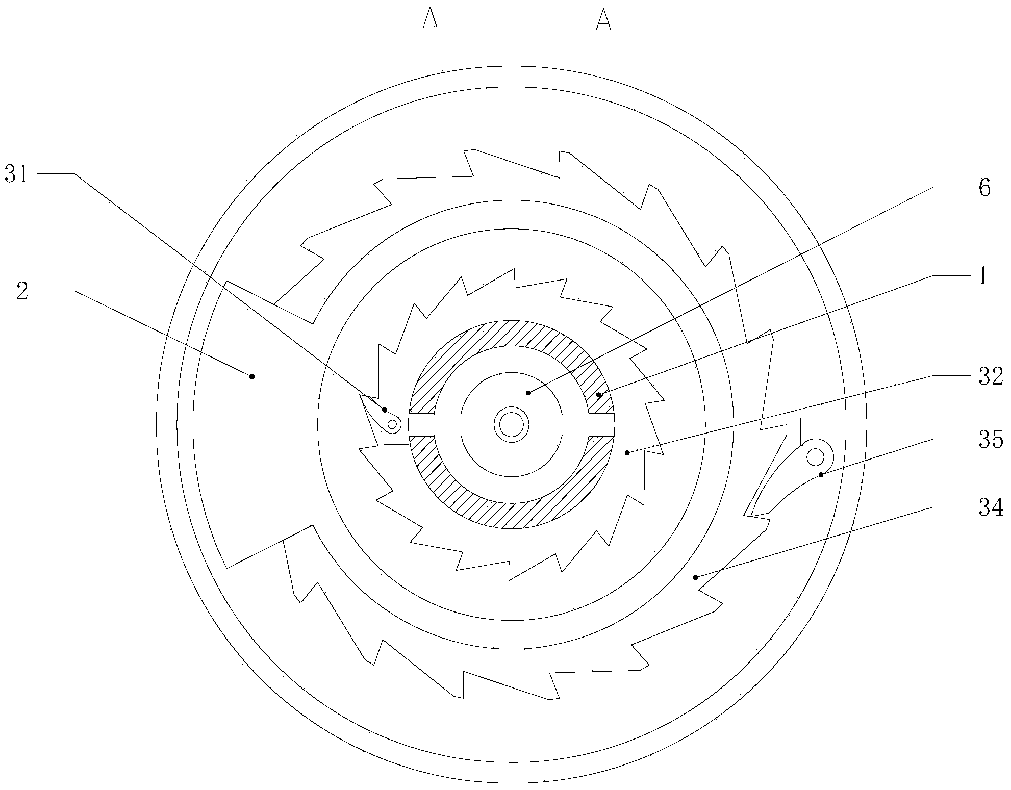 Anti-side-inclination device