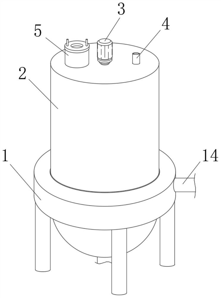 Dyeing liquid preparation equipment for leather dyeing processing and leather dyeing process