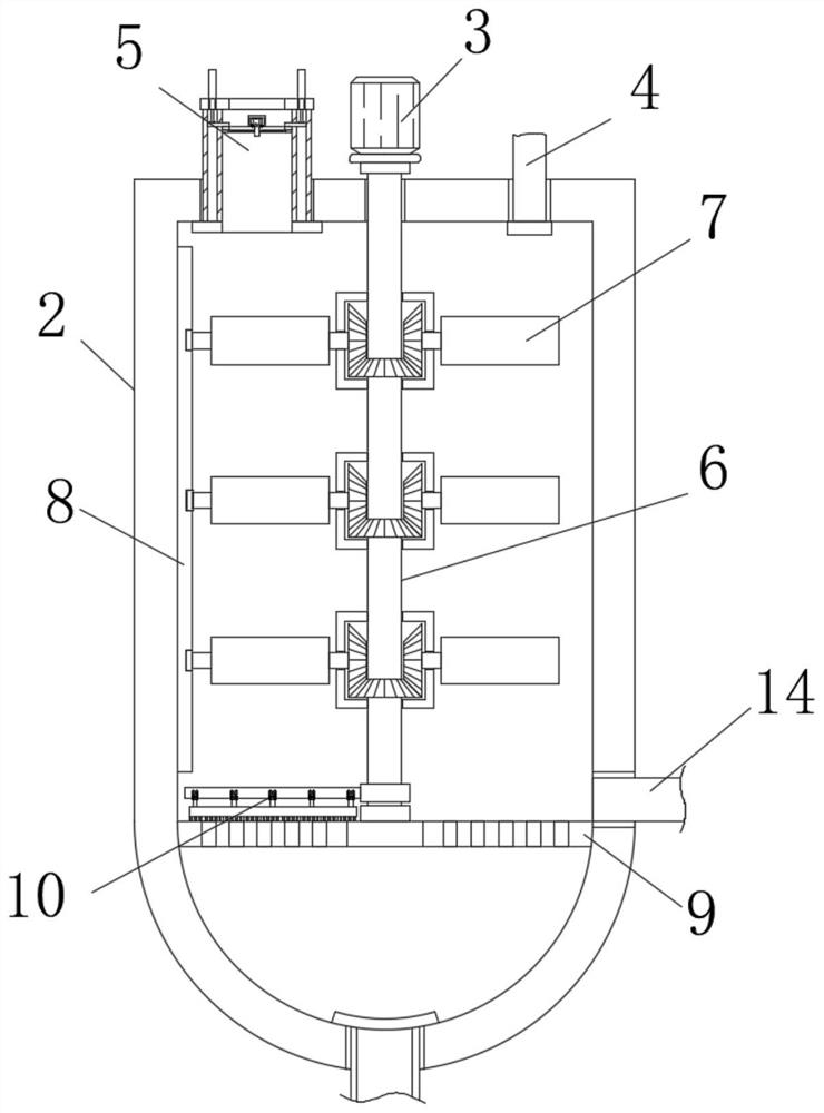 Dyeing liquid preparation equipment for leather dyeing processing and leather dyeing process