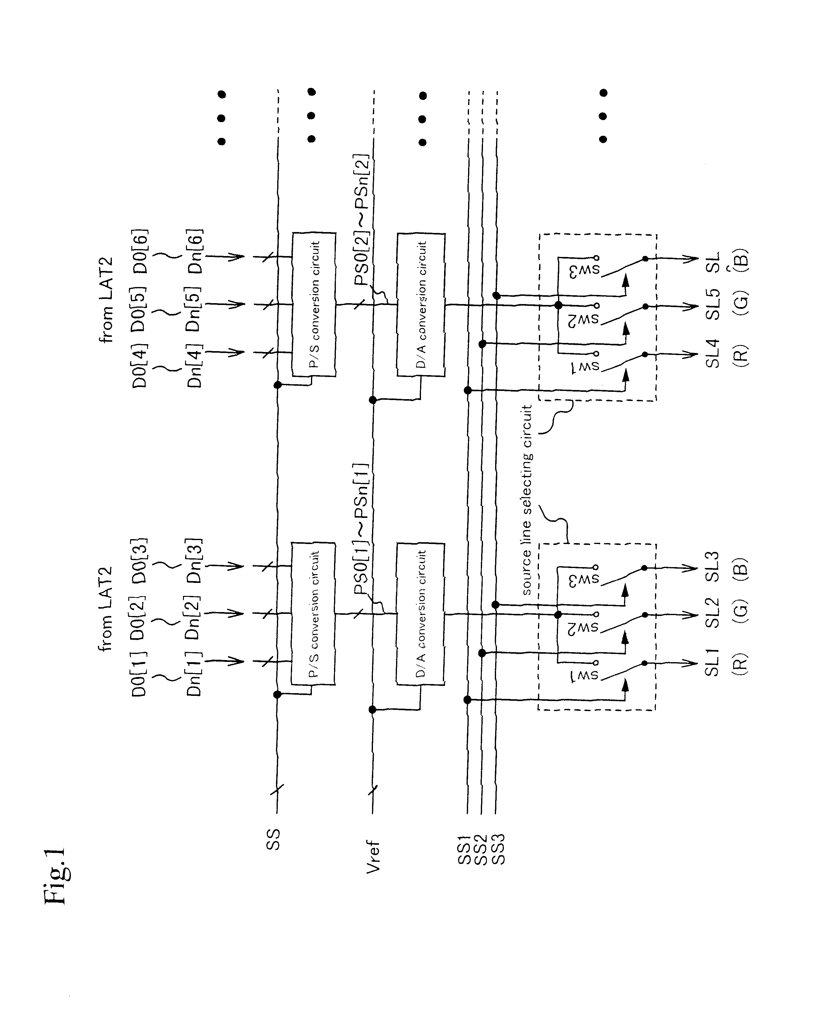 Color image display device, method of driving the same, and electronic equipment