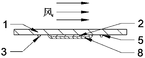 Thermal fiber grating wind speed and wind direction sensor and detection method