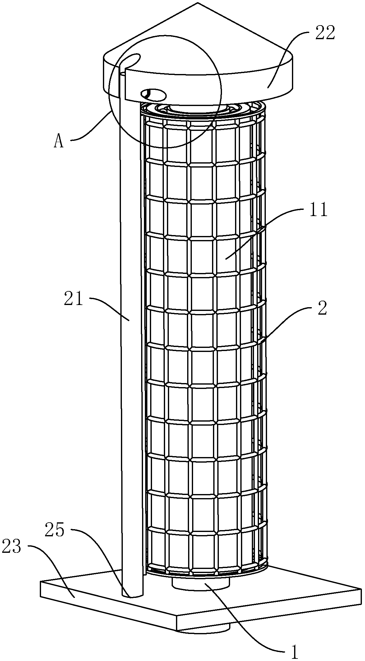 Isolation Net Unit and Municipal Environmental Protection Protective Net Applying This Unit