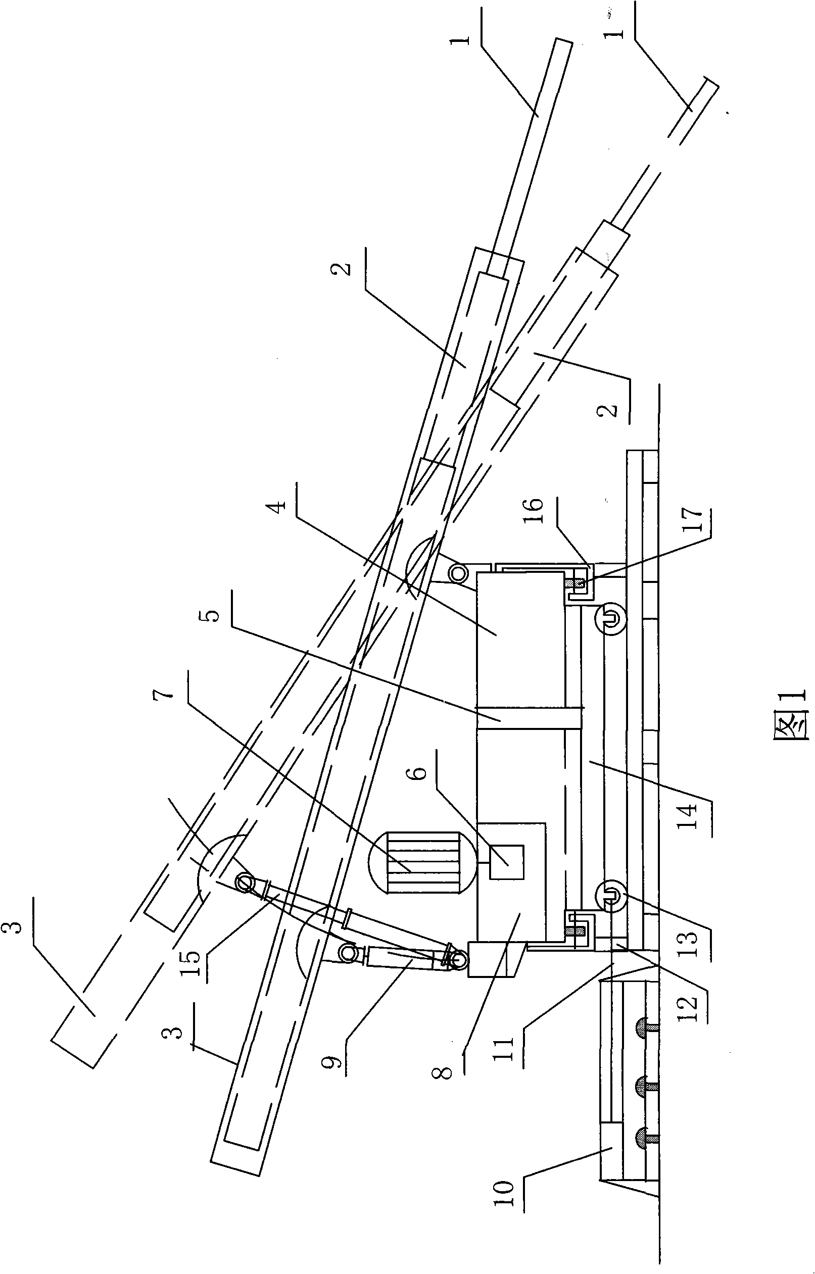 Full hydraulic furnace pounding machine