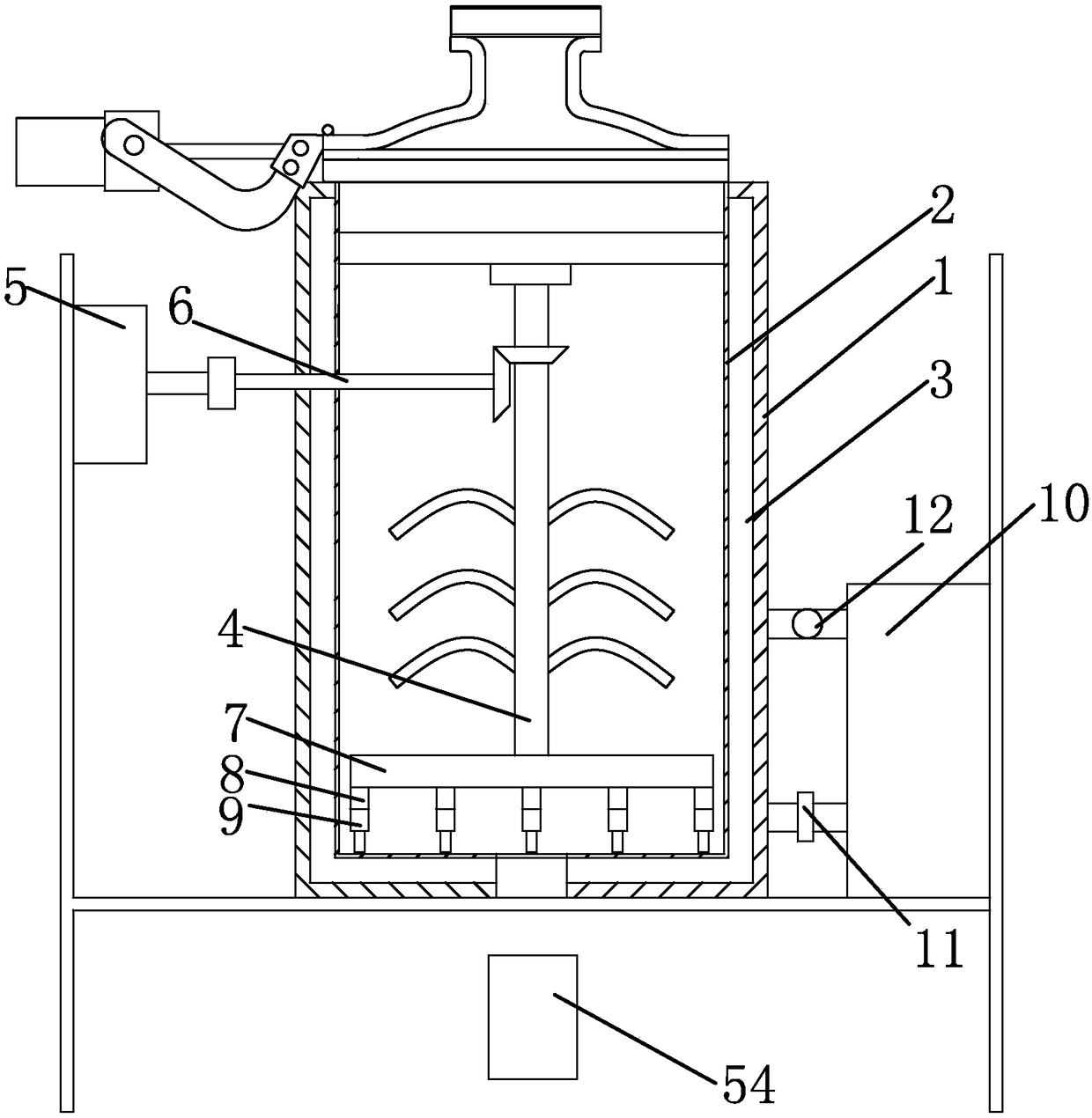 Production line for silver paste