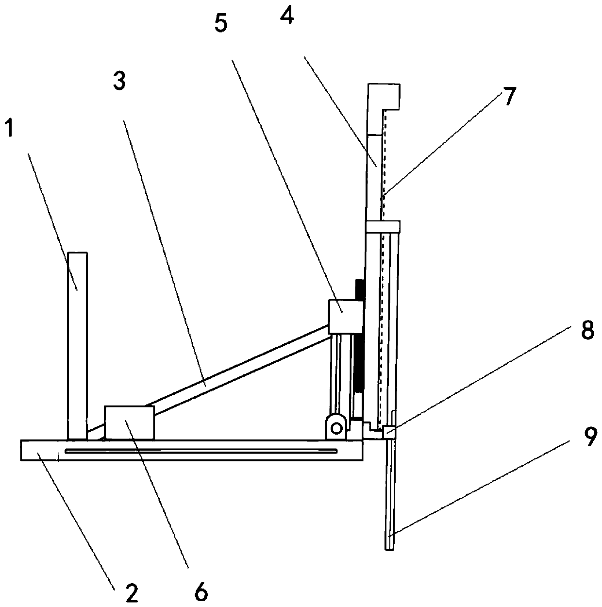 Vehicle-mounted automatic soil sampling device