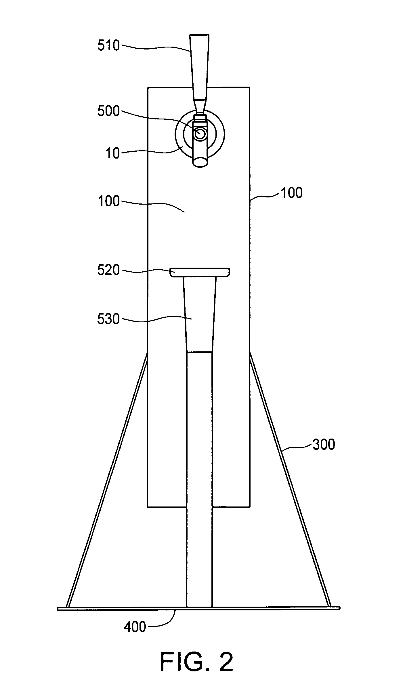 Beer dispensing device and system