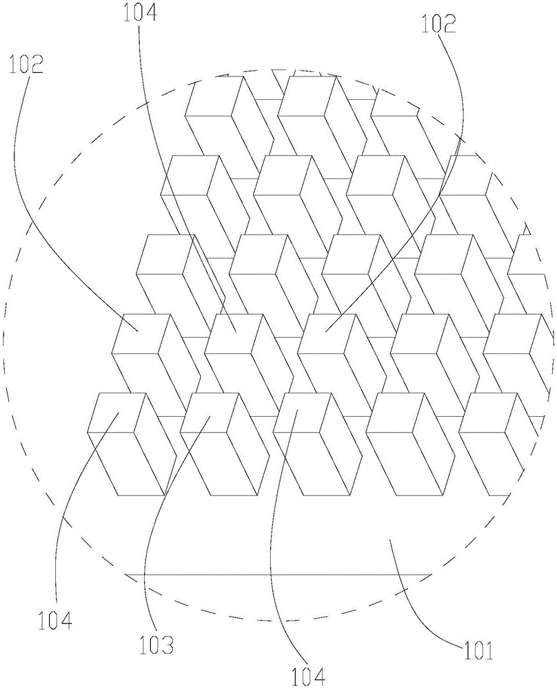 Naked-eye three-dimensional LED display screen and three-dimensional imaging playing system