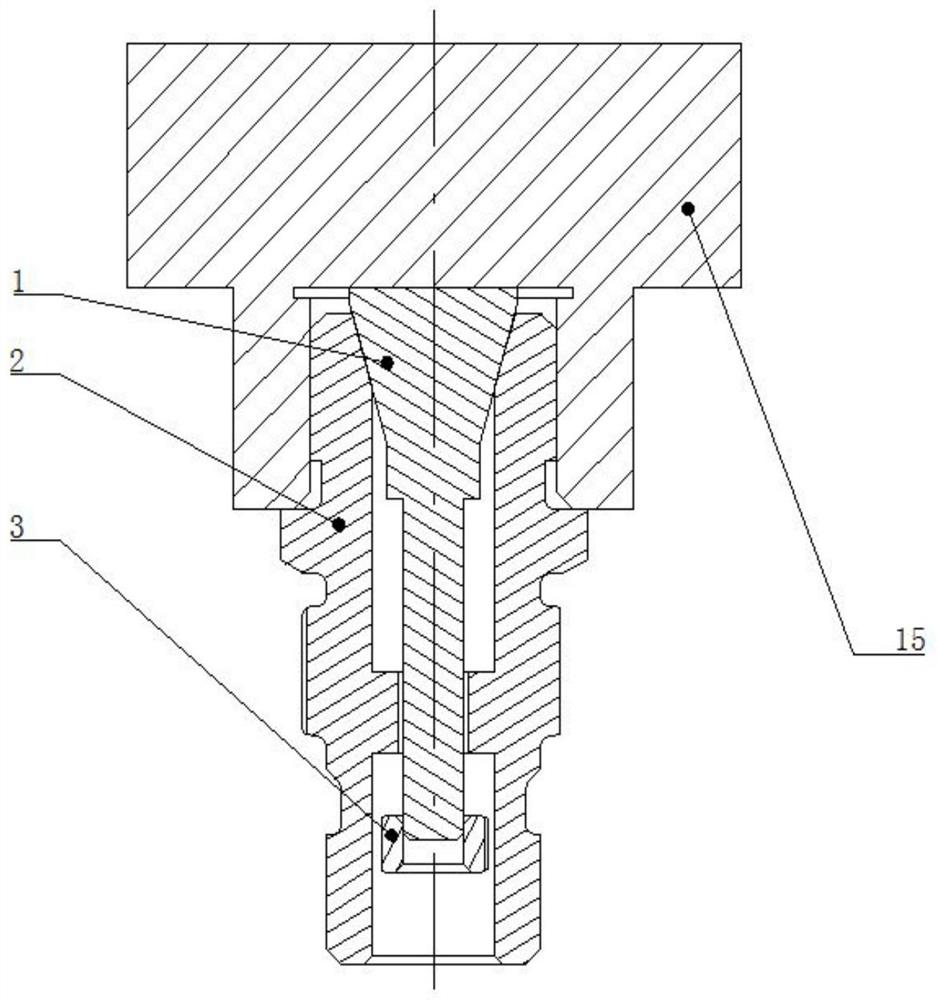 A low-loss temperature-pressure composite sensor air nozzle