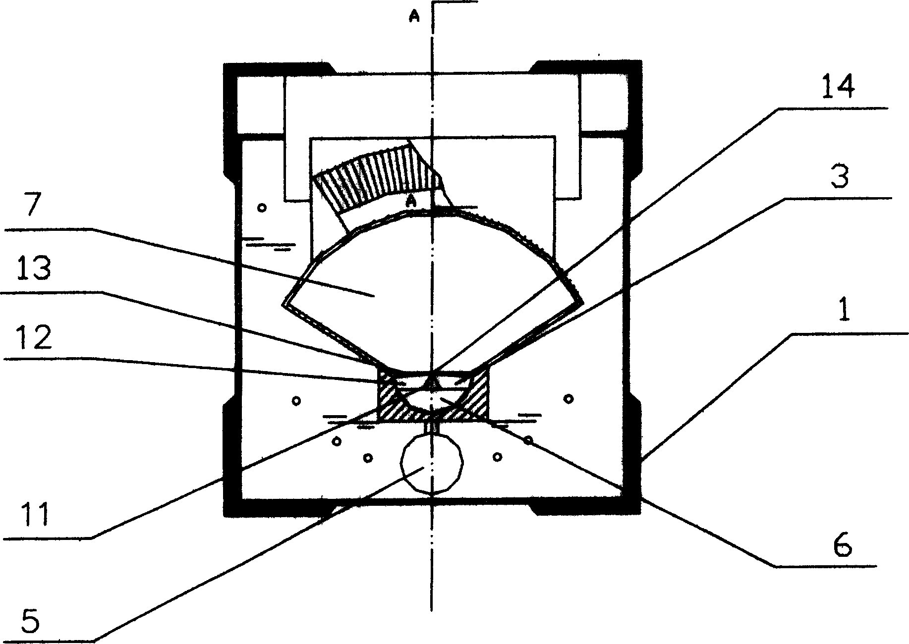 Digital display horizontal and dip measurer