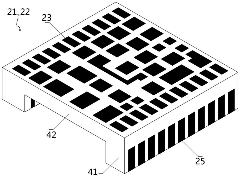 Packaging structure and manufacturing method of a thick-film hybrid integrated circuit