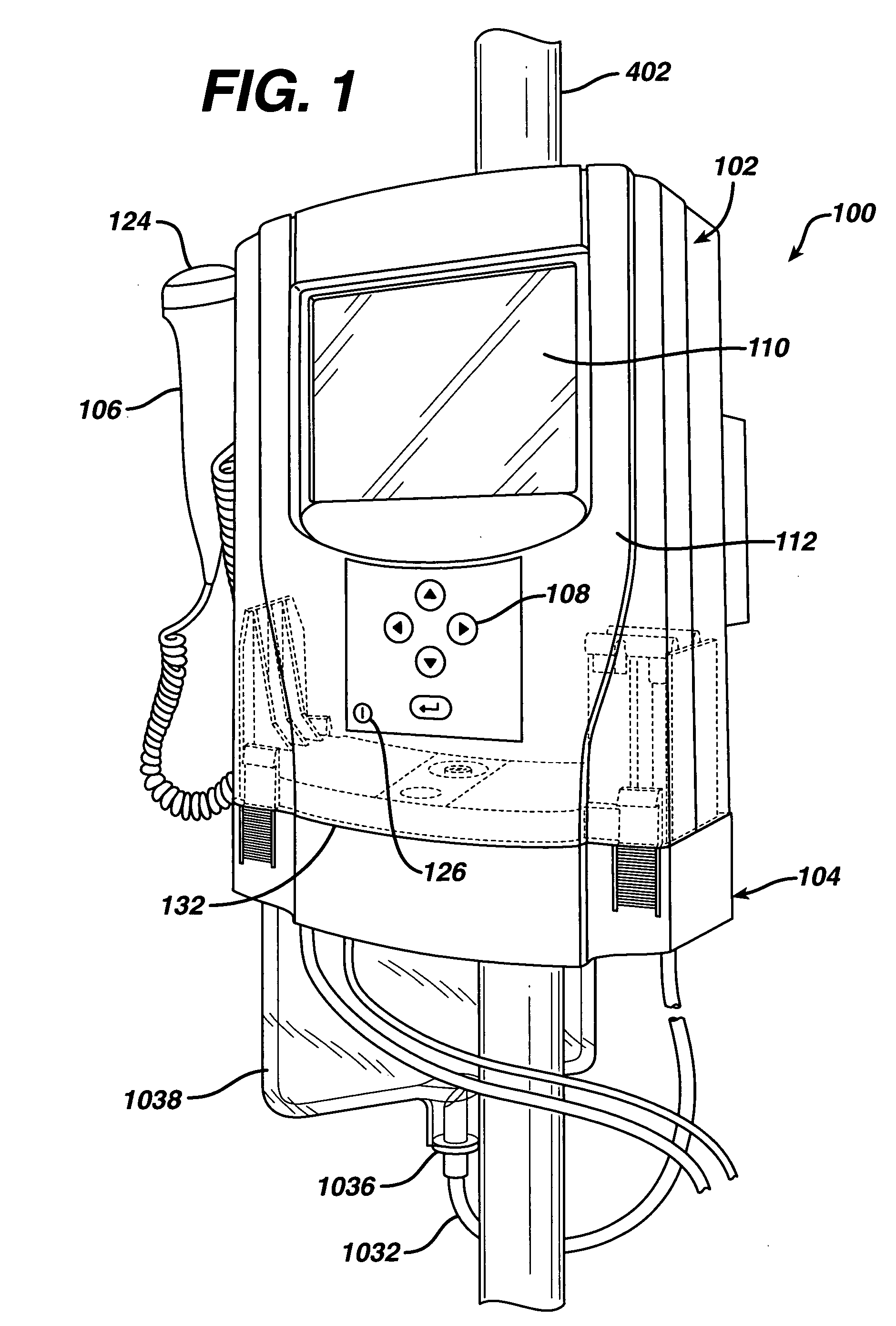 Portable system for assessing urinary function and peforming endometrial ablation