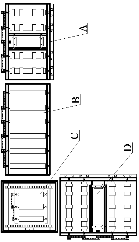 Board edge sawing machine