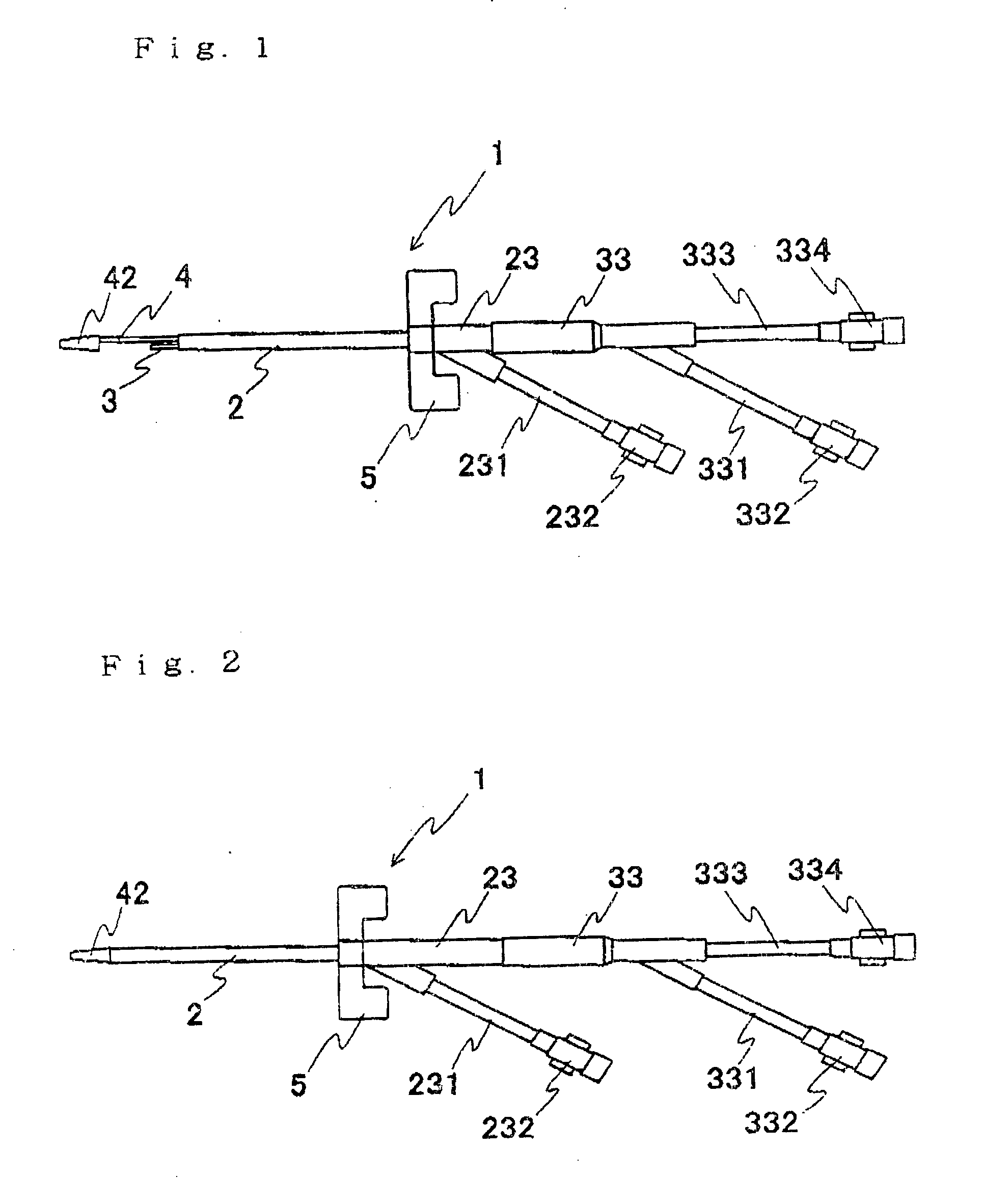 Multi lumen catheter