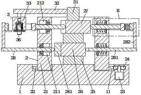 Burr removing device for formed rubber sealing ring of petroleum machine